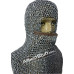 Round Riveted Aluminum Chain Mail Hood 10 mm