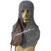 Round Riveted Aluminum Chain Mail Hood 10 mm