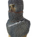 Round Riveted Aluminum Chain Mail Hood 10 mm