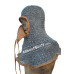 Round Riveted Aluminum Chain Mail Hood 10 mm