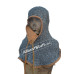 Round Riveted Aluminum Chain Mail Hood 10 mm