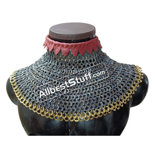 Titanium 9 MM High Neck Maille Collar