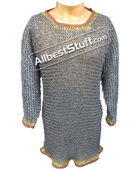 9 mm Round Riveted Chain Mail XXL Chest 58