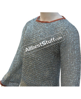 Extra Long Pin Riveted Chest 48 Round Riveted Hauberk