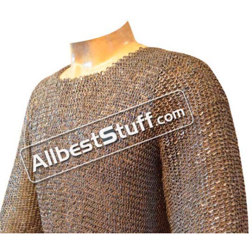 6 MM Stainless Steel Ring Chainmail Short Length Chest 36