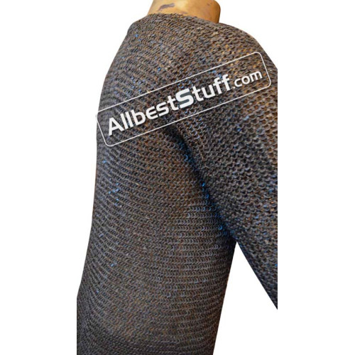 Long Sleeve 6 MM Stainless Steel Maille Large Chest 52