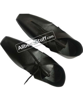 Medieval 16th-17th Century Shoes Hand Made Leather Boots