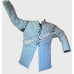 Medieval Thick Padded Gambeson Stitched Sleeves