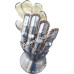 Medieval 18 Gauge Gauntlets Gothic Knight Hourglass Gauntlets 14th Century