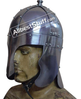 Medieval Early King Arthur Nasal Helmet Made of 16 Gauge Steel